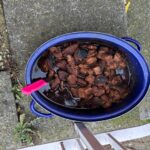 Topf mit angebranntem Essen
