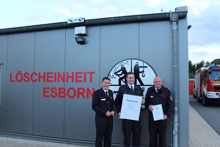 Urkunde des Ennepe-Ruhr-Kreis
