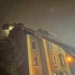 Einsatz der Teleskopmastbühne