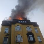 Dachstuhlbrand Hochstr.