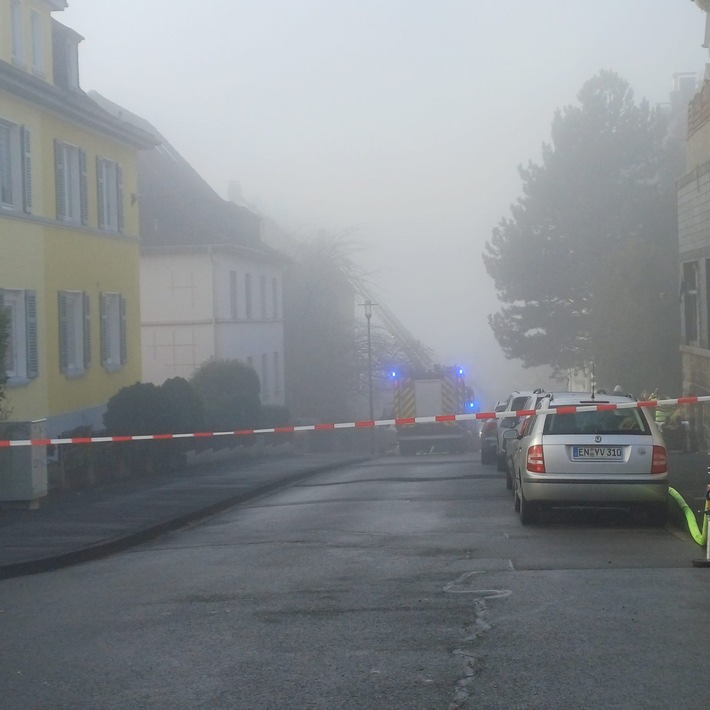 Dachstuhlbrand Hochstr.