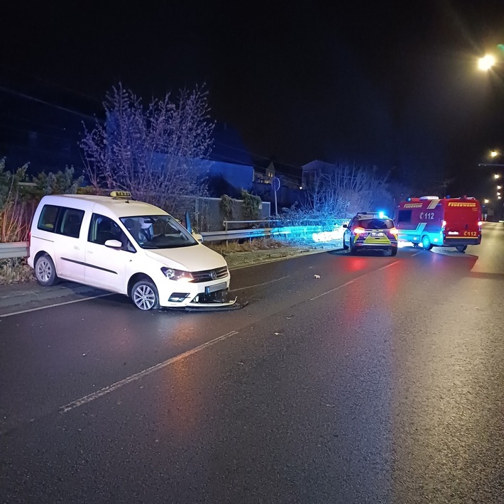 Alleinunfall auf der Ruhrstraße
