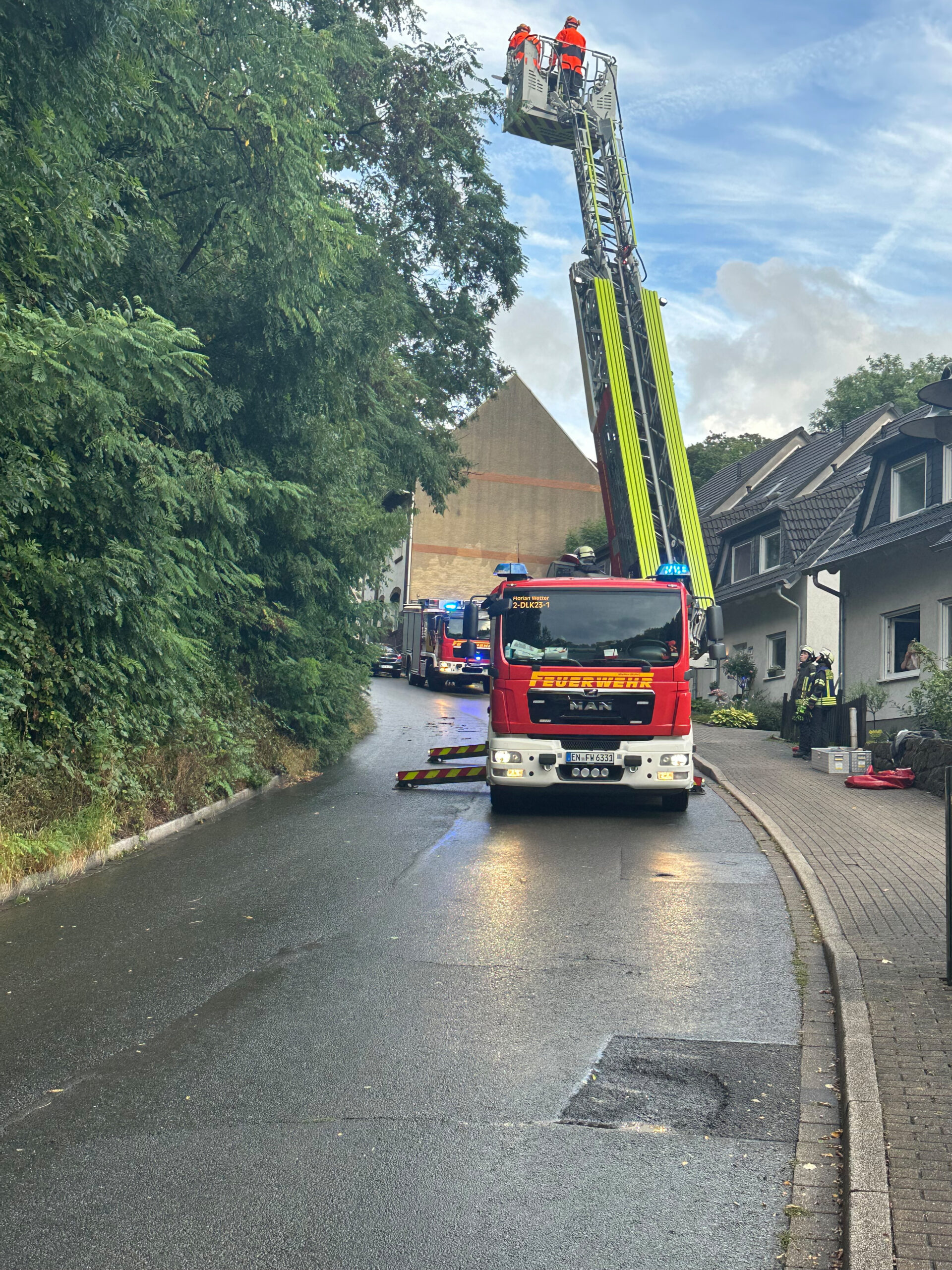 Einsatzstelle Bachstraße