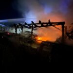 Brand-Auf der Klippe