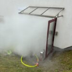 Starke Rauchentwicklung beim Öffnen der Eingangstür
