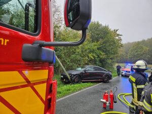 Der verunfallte Plw